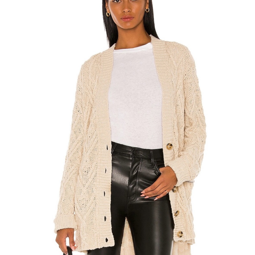 Free People Montana Cable Cardi - XS